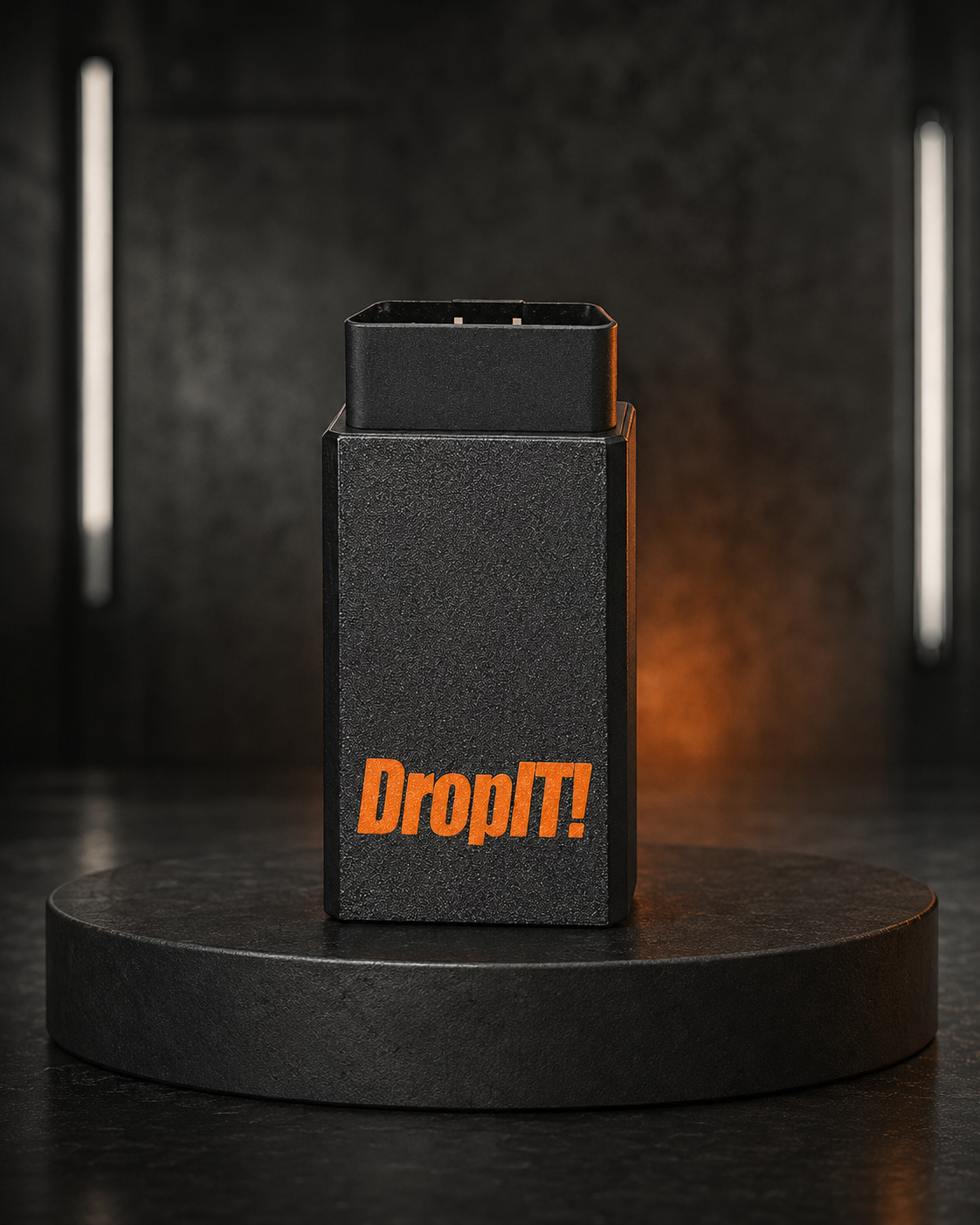 DropIT! V1 OBD-Modul für Audi Luftfederung – Vorderseite
